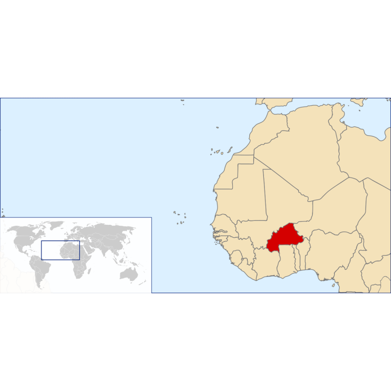 Burkina Faso ITM 1:1M