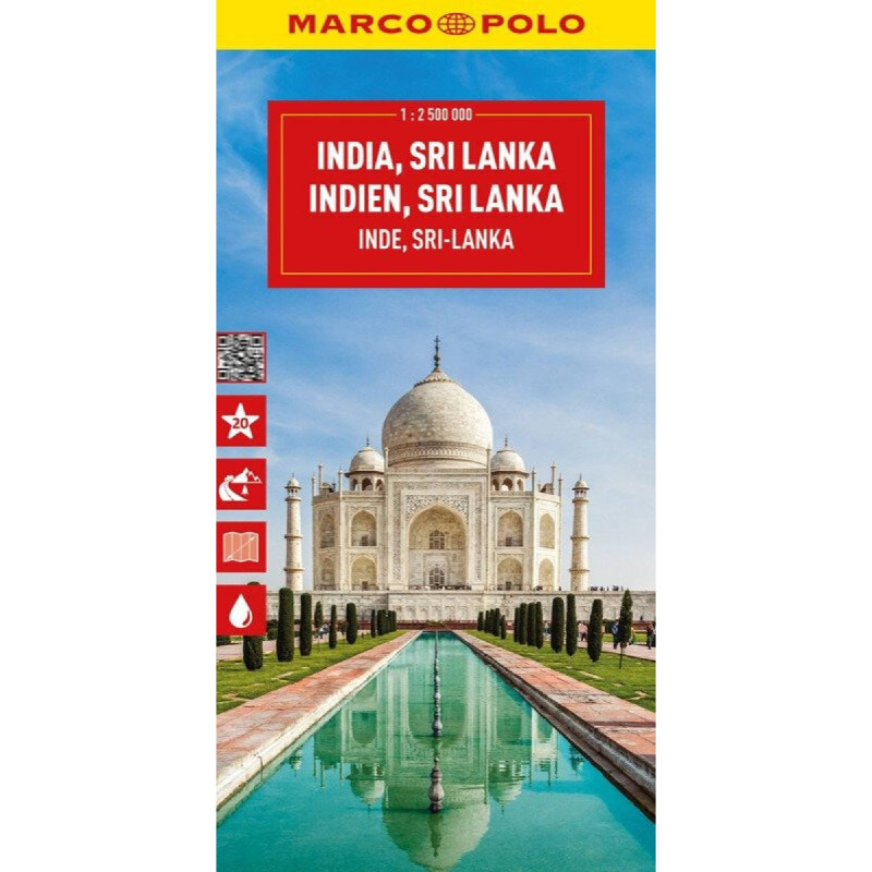 Indie a Srí Lanka 1:2,5M