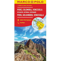 Peru Kolumbie Venezuela 1:4M