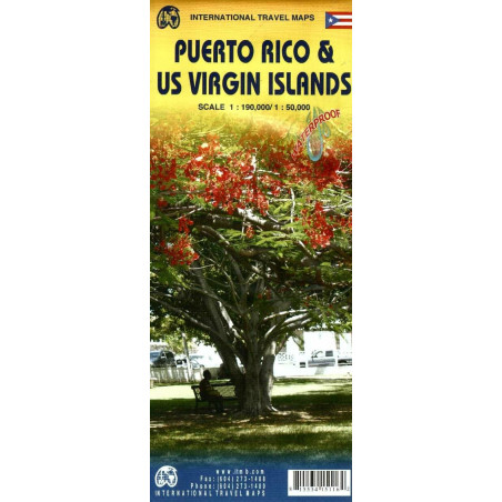 Portoriko Puerto Rico Virgin Island ITM 1:190T/50T