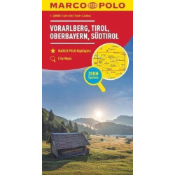 Rakousko 3 Vorarlberg Tirol 1:200T