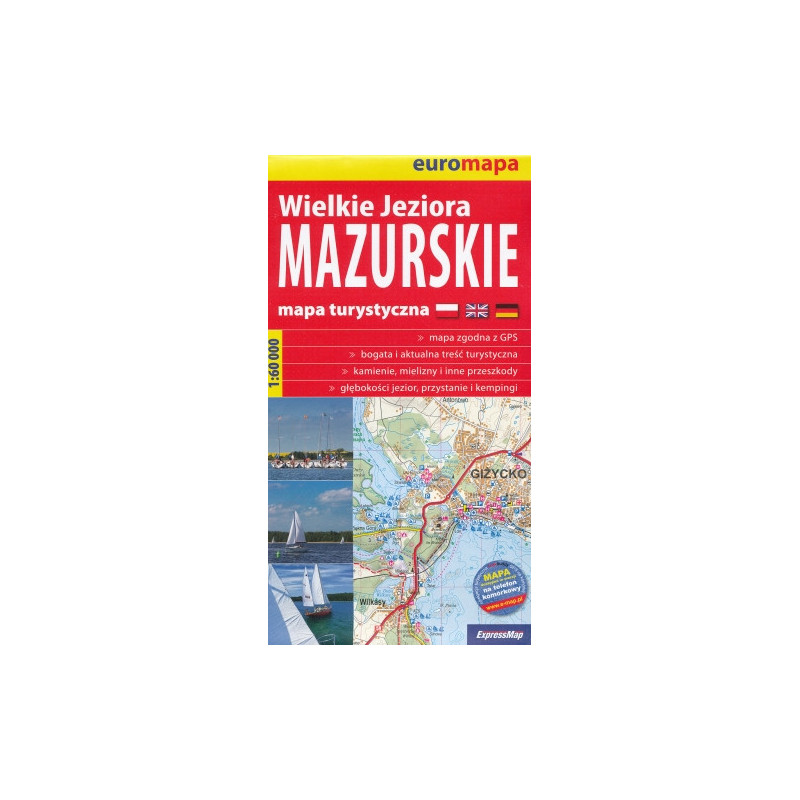 Mazurská jezera 1:60T