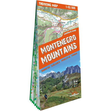 Montenegro Mountains Černá Hora TQ 1:65T