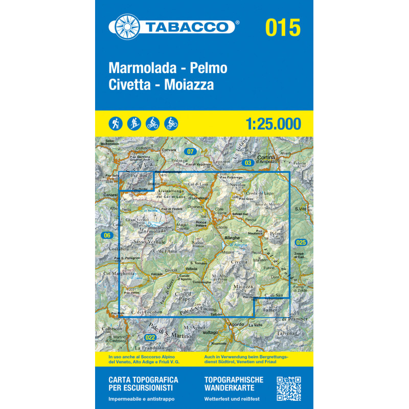 Marmolada, Pelmo, Civetta, Moiazz TA015