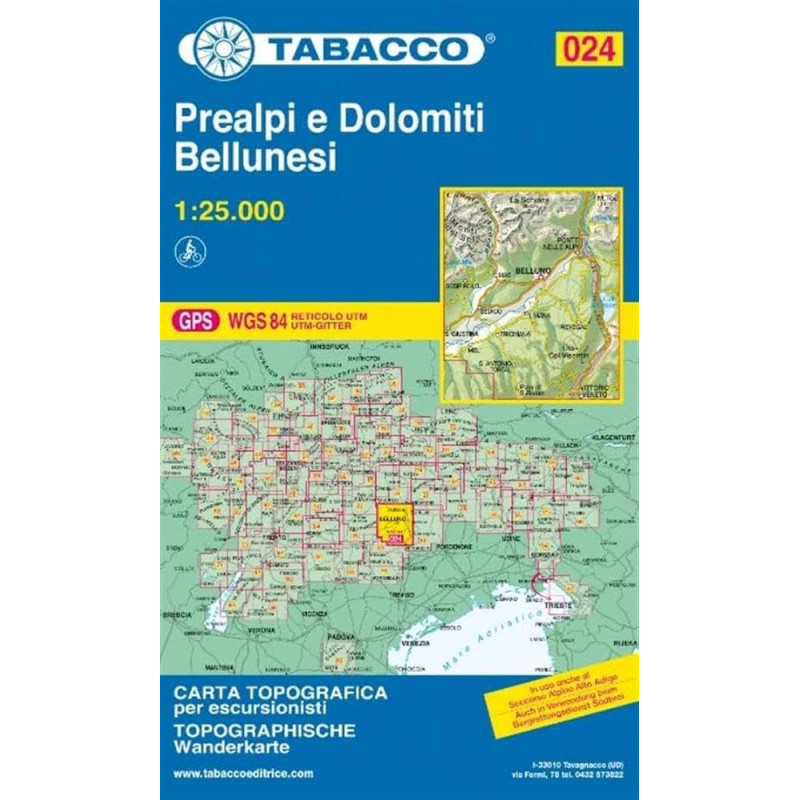 Prealpe e Dolomiti Bellunesi TA024