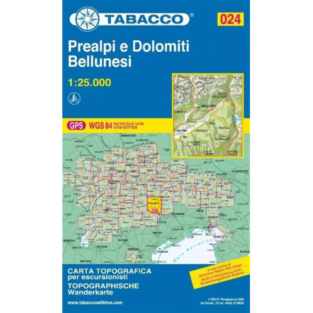 Prealpe e Dolomiti Bellunesi TA024