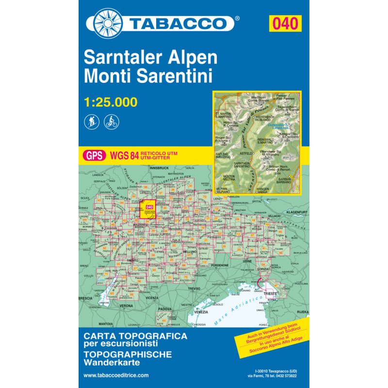 Monti Sarentini, Sarntaler Alpen TA040