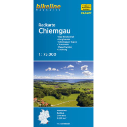Chiemgau cyklomapa