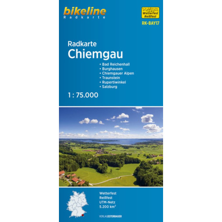 Chiemgau cyklomapa