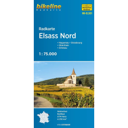 Elsass sever cyklomapa