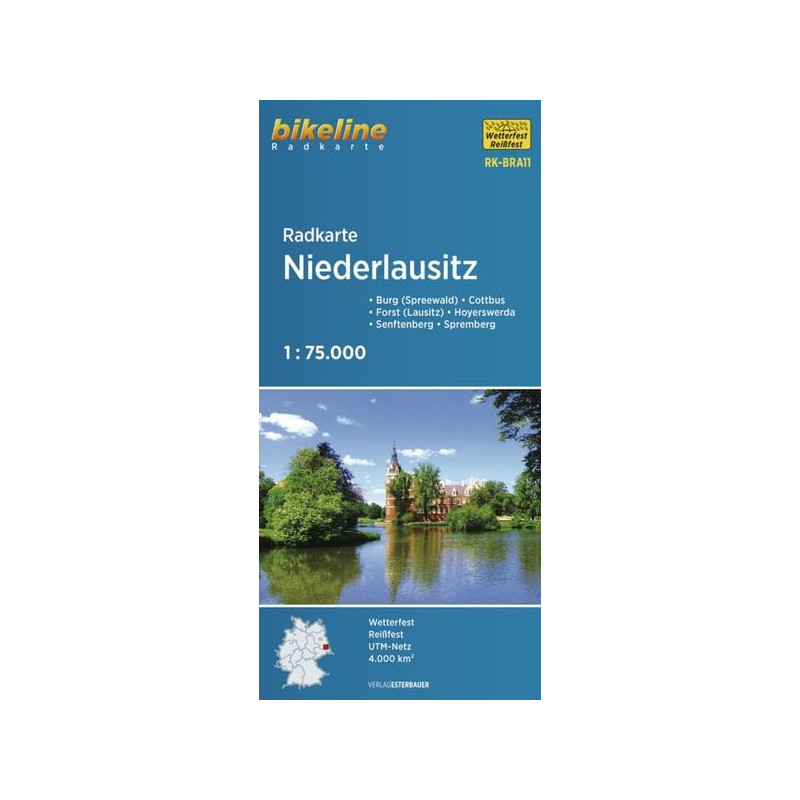 Niederlausitz cyklomapa