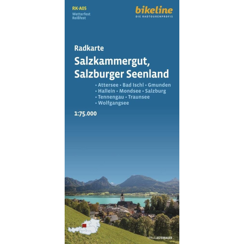 Solná komora / Salzkammergut cyklomapa