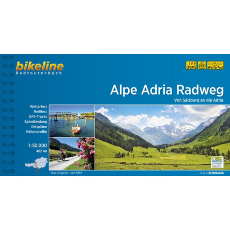 Alpe Adria Radweg cykloatlas