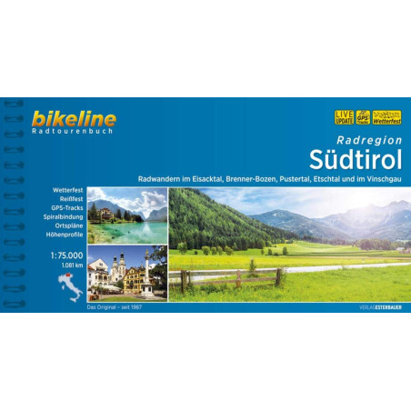 Südtirol Radregion cykloatlas