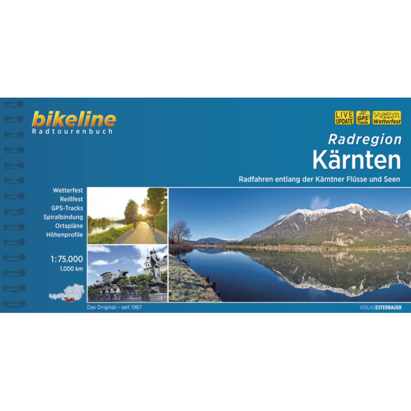 Korutany / Kärnten Radregion cykloatlas