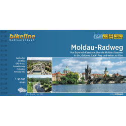 Moldau /Vltava Radweg cykloatlas