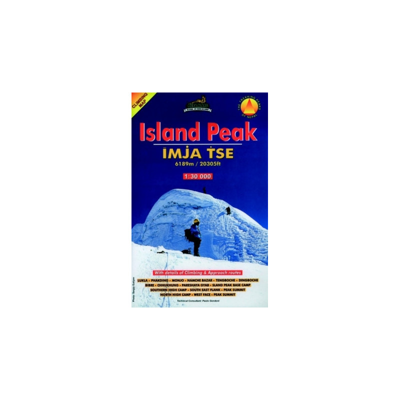Island Peak climbing map