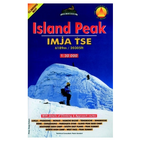 Island Peak climbing map