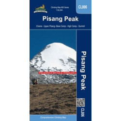 Pisang Peak climbing map