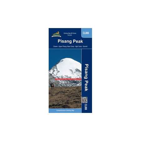Pisang Peak climbing map