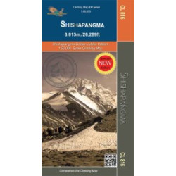 Shishapangma climbing map