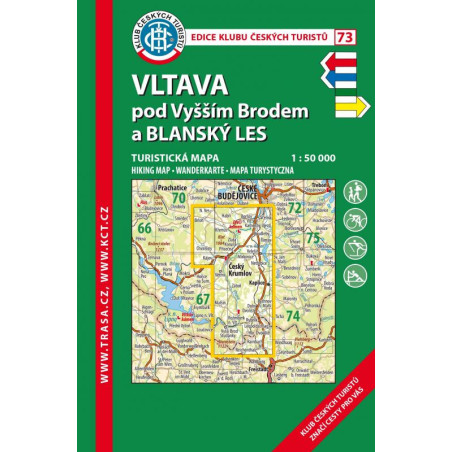 Vltava pod Vyšším Brodem KČT 73