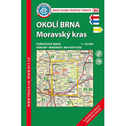 Okolí Brna Moravský kras KČT 86