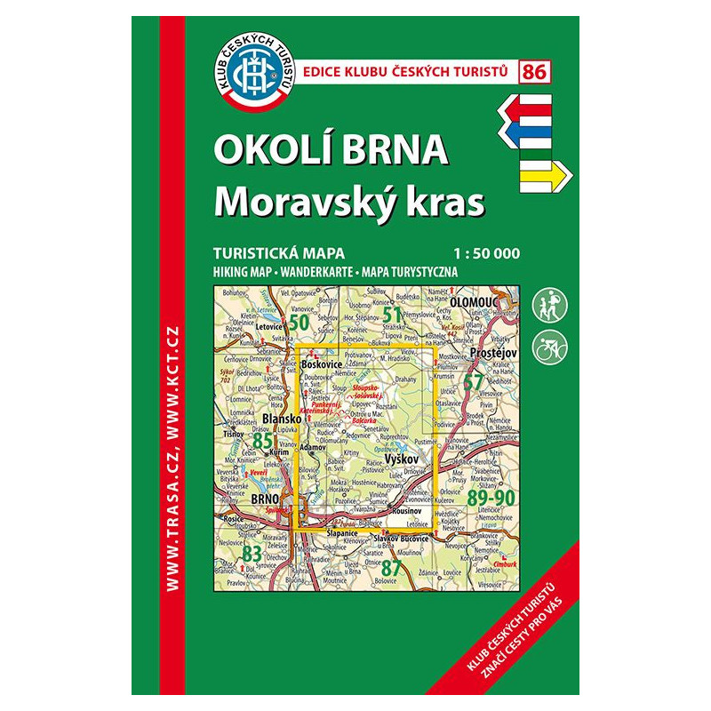 Okolí Brna Moravský kras KČT 86