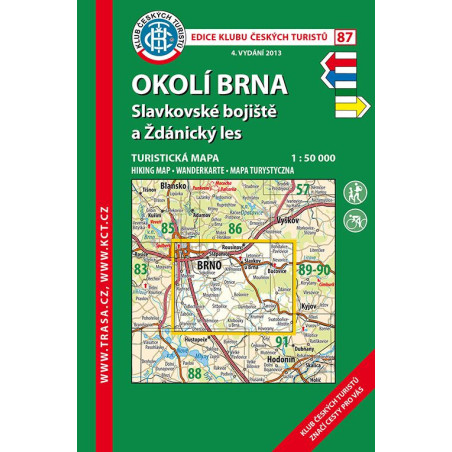 Okolí Brna Slavkov KČT 87